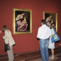 Foto Nicoloro G. 21/09/2011 Milano Presentata alla stampa la mostra ” Artemisia Gentileschi. Storia di una passione “, al palazzo Reale dal 22 settembre 2011 al 29 gennaio 2012. nella foto Visitatori in una sala della Mostra