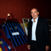 Foto Nicoloro G. 02/09/2013 San Giovanni Persiceto ( Bologna ) Inaugurazione della mostra ” I numeri 10 ” con cimeli, foto e maglie originali appartenute ai più rappresentativi calciatori che hanno ricoperto questo ruolo. nella foto Mario Corso  