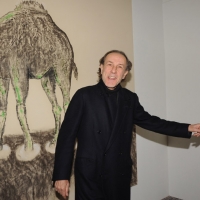 Foto Nicoloro G. 23/11/2011 Milano Presentata al palazzo Reale la mostra ” La transavanguardia italiana ” curata da Achille Bonito Oliva e che restera’ aperta al pubblico dal 24 novembre 2011 al 04 marzo 2012. L’ iniziativa mette in mostra cinque artisti contemporanei e sessantasei opere. nella foto Enzo Cucchi