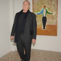 Foto Nicoloro G. 23/11/2011 Milano Presentata al palazzo Reale la mostra ” La transavanguardia italiana ” curata da Achille Bonito Oliva e che restera’ aperta al pubblico dal 24 novembre 2011 al 04 marzo 2012. L’ iniziativa mette in mostra cinque artisti contemporanei e sessantasei opere. nella foto Sandro Chia