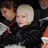 Foto Nicoloro G. 23/11/2011 Milano Presentata al palazzo Reale la mostra ” La transavanguardia italiana ” curata da Achille Bonito Oliva e che restera’ aperta al pubblico dal 24 novembre 2011 al 04 marzo 2012. L’ iniziativa mette in mostra cinque artisti contemporanei e sessantasei opere. nella foto Patrizia Valduga