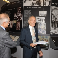Foto Nicoloro G. 27/09/2011 Ravenna E’ stata inaugurata, sotto il patrocinio della Presidenza della Repubblica e della Banca d’ Italia, la mostra ” L’ eredita’ di Luigi Einaudi. La nascita dell’ Italia repubblicana e la costruzione dell’ Europa “, che ripercorre la vita del grande statista. nella foto Il nipote Roberto Einaudi