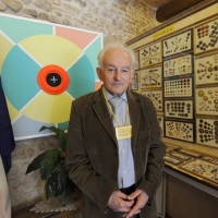 Foto Nicoloro G. 03/01/2012 Santarcangelo di Romagna ( Rimini ) Primo ed unico in Italia " Museo del bottone ", ricco di 8500 pezzi provenienti da tutto il mondo. nella foto Giorgio Gallavotti
