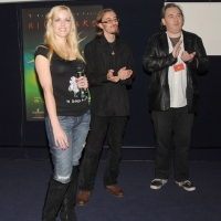 Foto Nicoloro G.  31/10/2010 Ravenna  Si e\' conclusa l\' ottava edizione di \" Nightmare - Ravenna Film Festival \", concorso internazionale del cinema horror che quest\' anno ha avuto come madrina e presidente di giuria l\' attrice e modella americana Suzi Lorraine, regina indiscussa del cinema horror. nella foto Suzi Lorraine – Alessio Gradogna – Sean Hogan