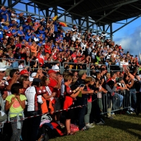 Foto Nicoloro G.  02/09/2014   Ravenna   Nona edizione dell' IDBF,  Campionati Mondiali per club di di Dragon Boat. Partecipano 27 nazioni, 5300 atleti, 129 club che gareggeranno nelle tre categorie Open maschili, femminili e misti. nella foto una folla straripante sulle tribune.