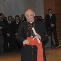 Foto Nicoloro G. 07/12/2011 Milano Tradizionale consegna degli Ambrogini d' oro, massima onorificenza cittadina. nella foto Il cardinale Dionigi Tettamanzi Arcivescovo di Milano