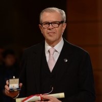 Foto Nicoloro G.  07/12/2013  Milano  Assegnati gli Ambrogini d' oro e le Menzioni speciali ai cittadini che più si sono distinti nelle rispettive attività. nella foto il volontari della Caritas Giorgio Sarto.