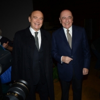 Foto Nicoloro G.  07/12/2014    Milano    Tradizionale cerimonia della consegna degli Ambrogini da parte del Comune di Milano. nella foto l\' imprenditore Ernesto Pellegrini, a sinistra, e l\' a.d. del Milan A.C. Adriano Galliani.