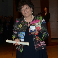 Foto Nicoloro G.   07/12/2015  Milano    Edizione 2015 della tradizionale cerimonia di consegna degli Ambrogini da parte del Comune di Milano. nella foto la presidente ' ABC - la sapienza in tavola ' Silvia Polleri.