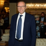 Foto Nicoloro G.   03/05/2019   Milano Marittima ( Ra )   Quattordicesima edizione del Premio internazionale al giornalismo ' Antonio Batani '. nella foto Stefano Domenicali, a.d. della Lamborghini, che ha ricevuto il premio in memoria di Antonio Batani.
