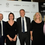 Foto Nicoloro G.   03/05/2019   Milano Marittima ( Ra )   Quattordicesima edizione del Premio internazionale al giornalismo ' Antonio Batani '. nella foto da sinistra Alessandro Sallusti, Bianca Berlinguer, Michele Brambilla, Monika Maier-Albang e Paola Batani ideatrice del premio.