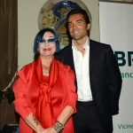 Foto Nicoloro G.   03/05/2019   Milano Marittima ( Ra )   Quattordicesima edizione del Premio internazionale al giornalismo ' Antonio Batani '. nella foto Cristina Mazzavillani Muti con il figlio Francesco.