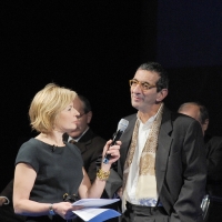 Foto Nicoloro G. 20/11/2010 Ravenna, Trentanovesima edizione del " Premio Guidarello per il Giornalismo d' autore ". nella foto Margherita Ghinassi – Maurizio Maggiani