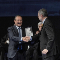 Foto Nicoloro G. 20/11/2010 Ravenna, Trentanovesima edizione del " Premio Guidarello per il Giornalismo d' autore ". nella foto Antonio Catricalà – Fabrizio Matteucci