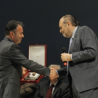 Foto Nicoloro G. 13/11/2011 Ravenna Quarantesima edizione del ” Premio Guidarello per il Giornalismo d’ autore “. Organizzato da Confindustria Ravenna vede il patrocinio dei Ministeri del Turismo e dei Beni Culturali. nella foto Armando Torno