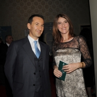 Foto Nicoloro G. 25/11/2012 Ravenna Quarantunesima edizione del ” Premio Guidarello per il Giornalismo d’ Autore “. nella foto Guido Ottolenghi – Sveva Sagramola