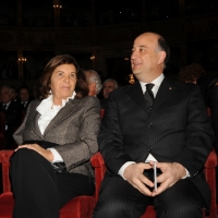 Foto Nicoloro G. 25/11/2012 Ravenna Quarantunesima edizione del ” Premio Guidarello per il Giornalismo d’ Autore “. nella foto Paola Severino – Bruno Corda
