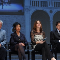 Foto Nicoloro G. 25/11/2012 Ravenna Quarantunesima edizione del ” Premio Guidarello per il Giornalismo d’ Autore “. nella foto Piepaoli – Anna Tonelli – Sveva Sagramola – Alberto Alesina