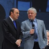 Foto Nicoloro G. 25/11/2012 Ravenna Quarantunesima edizione del ” Premio Guidarello per il Giornalismo d’ Autore “. nella foto Bruno Vespa – Paolo Pierpaoli