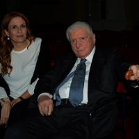 Foto Nicoloro G.  30/11/2014   Ravenna    43° edizione del " Premio Guidarello per il Giornalismo d' Autore ". nella foto tra i premiati la giornalista Monica Maggioni e il senatore Sergio Zavoli.