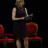 Foto Nicoloro G.  29/11/2015   Ravenna   44° edizione del Premio Guidarello per il Giornalismo d\' Autore organizzato da Confindustria Ravenna. nella foto la giornalista Margherita Ghinassi che ha contribuito alla conduzione della serata.