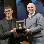 Foto Nicoloro G.   23/11/2019   Ravenna    48° edizione del ' Premio Guidarello per il giornalismo d' autore ' organizzato da Confindustria Romagna. nella foto Giampaolo Soldati, a sinistra, e Roberto Gagnor premiati nella sezione Societa'.