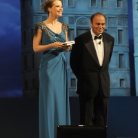 Foto Nicoloro G.   04/09/2010  Venezia  Quarantottesima edizione del " Premio Campiello Letteratura ". nella foto Andrea Osvart – Bruno Vespa