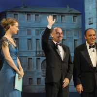 Foto Nicoloro G.   04/09/2010  Venezia  Quarantottesima edizione del " Premio Campiello Letteratura ". nella foto Andrea Osvart – Giuseppe Tornatore – Bruno Vespa