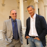Foto Nicoloro G.   04/09/2010  Venezia  Quarantottesima edizione del \" Premio Campiello Letteratura \". nella foto Giuseppe Tornatore – Gianrico Carofiglio