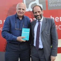 Foto Nicoloro G. 18/06/2010  Riccione (Rimini)  Sedicesima edizione del ”Premio giornalistico televisivo Ilaria Alpi“. nella foto Maurizio Torrealta – Antonio Ingroia