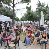 Foto Nicoloro G. 18/06/2011 Riccione (RN) Ultima giornata di incontri e dibattiti e serata di premiazioni della XVII edizione del ” Premio Ilaria Alpi per il giornalismo televisivo “. nella foto Il pubblico nel giardino di Villa Mussolini