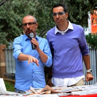 Foto Nicoloro G. 06/09/2012 Riccione ( Rimini ) Diciottesima edizione del " Premio Ilaria Alpi ", premio giornalistico televisivo che gode dell' Alto Patronato della Presidenza della Repubblica. nella foto Marco Ardemagni – Filippo Solibello