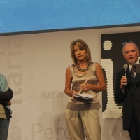 Foto Nicoloro G. 08/09/2012 Riccione ( Rimini ) Terza e conclusiva giornata della diciottesima edizione del " Premio Ilaria Alpi ", premio giornalistico televisivo che gode dell' Alto Patronato della Presidenza della Repubblica. nella foto Mariangela Gritta Grainer – Tiziana Ferrario – Luca Ajroldi