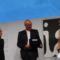 Foto Nicoloro G. 08/09/2012 Riccione ( Rimini ) Terza e conclusiva giornata della diciottesima edizione del " Premio Ilaria Alpi ", premio giornalistico televisivo che gode dell' Alto Patronato della Presidenza della Repubblica. nella foto Annamaria Catricala' – Massimiliano Cocozza – Tiziana Ferrario