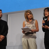 Foto Nicoloro G. 08/09/2012 Riccione ( Rimini ) Terza e conclusiva giornata della diciottesima edizione del " Premio Ilaria Alpi ", premio giornalistico televisivo che gode dell' Alto Patronato della Presidenza della Repubblica. nella foto Emilio Casalini – Tiziana Ferrario – Paola Minoliti