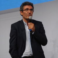Foto Nicoloro G. 08/09/2012 Riccione ( Rimini ) Terza e conclusiva giornata della diciottesima edizione del " Premio Ilaria Alpi ", premio giornalistico televisivo che gode dell' Alto Patronato della Presidenza della Repubblica. nella foto Roberto Natale