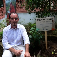 Foto Nicoloro G.  04/09/2014   Riccione ( Rimini )  Ventesima edizione del " Premio giornalistico televisivo Ilaria Alpi " a venti anni dall' uccisione della giornalista di Rai 3 e del suo cameraman avvenuta a Mogadiscio il 20 marzo 1994. nella foto Davide Dalla Libera, il rosaista che ha creato il fiore.