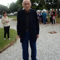 Foto Nicoloro G.  04/09/2014   Riccione ( Rimini )  Ventesima edizione del " Premio giornalistico televisivo Ilaria Alpi " a venti anni dall' uccisione della giornalista di Rai 3 e del suo cameraman avvenuta a Mogadiscio il 20 marzo 1994. nella foto lo storico inviato della Rai Italo Moretti che ha ricevuto il premio alla carriera.