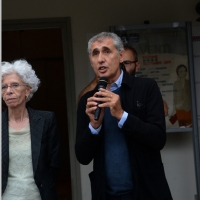 Foto Nicoloro G.  04/09/2014   Riccione ( Rimini )  Ventesima edizione del " Premio giornalistico televisivo Ilaria Alpi " a venti anni dall' uccisione della giornalista di Rai 3 e del suo cameraman avvenuta a Mogadiscio il 20 marzo 1994. nella foto l' intervento di Pasquale D' Alessio.