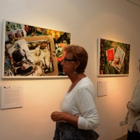 Foto Nicoloro G.  04/09/2014   Riccione ( Rimini )  Ventesima edizione del " Premio giornalistico televisivo Ilaria Alpi " a venti anni dall' uccisione della giornalista di Rai 3 e del suo cameraman avvenuta a Mogadiscio il 20 marzo 1994. nella foto inaugurazione della mostra " Mi richiama talvolta la tua voce ".