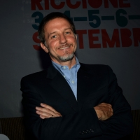 Foto Nicoloro G. 06/09/2014  Riccione ( Rimini )  Serata conclusiva con premiazioni della ventesima edizione del " Premio giornalistico televisivo Ilaria Alpi " a venti anni dall' uccisione della giornalista di Rai 3 e del suo cameraman avvenuta a Mogadiscio il 20 marzo 1994. nella foto il giornalista Massimo Giannini, nuovo conduttore di Ballarò.