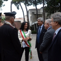 Foto Nicoloro G. 05/09/2014  Riccione ( Rimini )  Seconda giornata della ventesima edizione del " Premio giornalistico televisivo Ilaria Alpi " a venti anni dall' uccisione della giornalista di Rai 3 e del suo cameraman avvenuta a Mogadiscio il 20 marzo 1994. nella foto il sindaco di Riccione Renata Tosi.