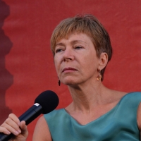 Foto Nicoloro G. 07/09/2013 Riccione ( Rimini ) Serata finale di premiazioni della diciannovesima edizione del " Premio giornalistico televisivo Ilaria Alpi ". nella foto Milena Gabanelli