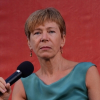 Foto Nicoloro G. 07/09/2013 Riccione ( Rimini ) Serata finale di premiazioni della diciannovesima edizione del " Premio giornalistico televisivo Ilaria Alpi ". nella foto Milena Gabanelli