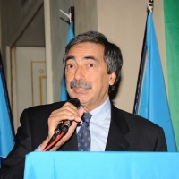 Foto Nicoloro G. 12/03/2011 Ravenna E' stato assegnato al giornalista sportivo Marino Bartoletti il premio " Successo 2011 " organizzato dall' ACSI e dal CONI. nella foto Marino Bartoletti