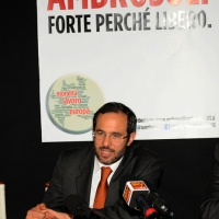 Foto Nicoloro G. 18/01/2013 Milano Presentazione del ” Centro popolare Lombardo con Ambrosoli per la Lombardia “. nella foto Umberto Ambrosoli 