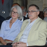 Foto Nicoloro G. 27/06/2013 Milano Presentazione dei Campionati Italiani Assoluti di Atletica che si terranno all' Arena Civica di Milano il 26-27-28 Luglio 2013. nella foto Marcello Fiasconaro – Sally Fiasconaro 