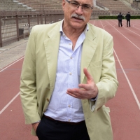 Foto Nicoloro G. 27/06/2013 Milano Presentazione dei Campionati Italiani Assoluti di Atletica che si terranno all' Arena Civica di Milano il 26-27-28 Luglio 2013. nella foto Marcello Fiasconaro 