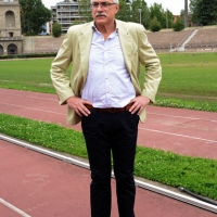 Foto Nicoloro G. 27/06/2013 Milano Presentazione dei Campionati Italiani Assoluti di Atletica che si terranno all' Arena Civica di Milano il 26-27-28 Luglio 2013. nella foto Marcello Fiasconaro 