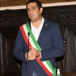 15/09/2020   Ravenna   Con l' intervento della ministra dell' Istruzione si e' svolta la presentazione dei progetti scolastici dedicati a Dante, in occasione del 700° anno dalla morte del Sommo Poeta. nella foto il sindaco di Ravenna Michele de Pascale.